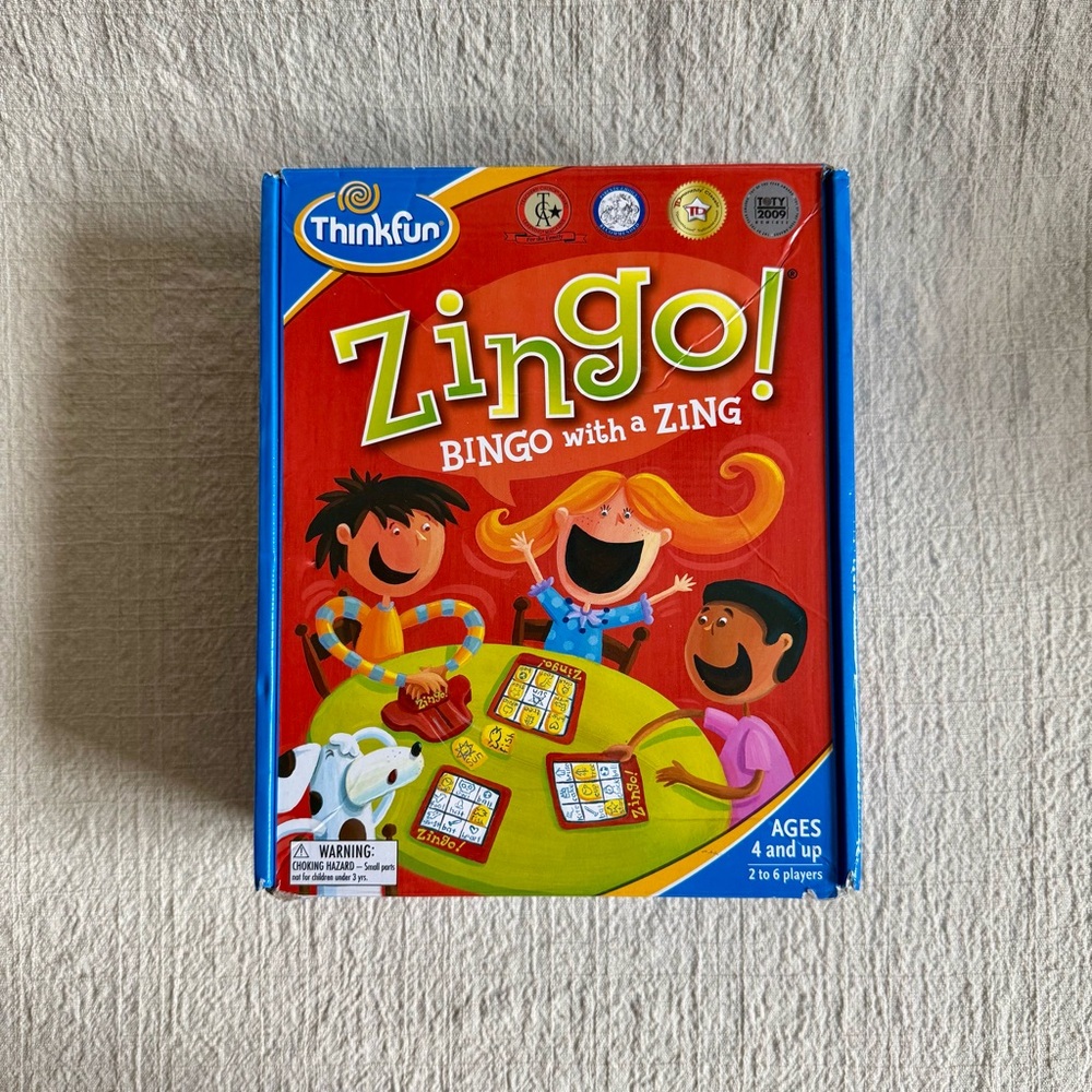 THINKFUN Zingo! Bingo with a Zing Award Winning Pre-reading Game for Ages 4 +